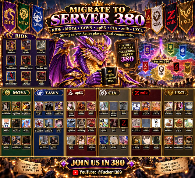 Server 380 community alliances